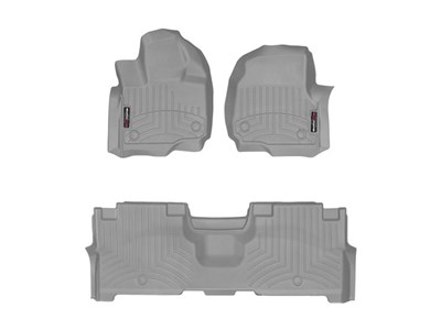 WeatherTech 461665-1-2 FloorLiners Grey 1st & 2nd Row W/Bench, 2021+ Ford Expedition/Expedition Max