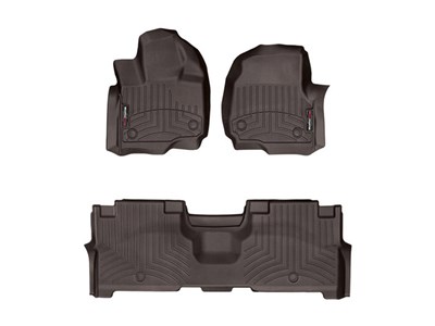 WeatherTech 471295-1-2 Cocoa 1st & 2nd (Bench) FloorLiners 2018-2020 Expedition & 2018-up Navigator