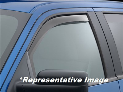 WeatherTech 80697 Front Dark Smoke Side Window Deflectors 2009-2014 Ford F-150