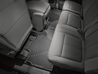 WeatherTech W139 Rear Black Rubber Floor Mats 2009-2014 Ford F-150 SuperCab