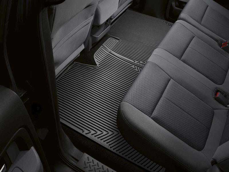 WeatherTech W274 Rear Black Rubber Floor Mats 2009-2014 Ford F-150 SuperCrew