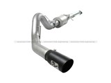 aFe Power 49-03041-B ATLAS 4-in Aluminized Cat-Back With Black Tip 2011-2014 Ford F-150 3.5 EcoBoost / aFe Power 49-03041-B Cat-Back Exhaust