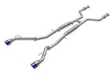 aFe 49-36138-L Takeda Stainless 2.5-inch Cat-Back Exhaust with Blue Flame Tips for 2023-up Nissan Z / aFe 49-36138-L Takeda Stainless 2.5-inch Cat-Back