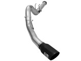 aFe 49-43064-B Large Bore-HD 5" 409 Stainless Steel DPF-Back Exhaust System 2015-2016 Ford 6.7 / aFe Power 49-43064-B DPF-Back Exhaust