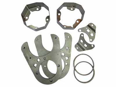 Artec Industries BB1420 JK 1 Ton Rear 14 Bolt Disc Brake Conversion Kit 52 Tooth / Artec Industries BB1420 ABS Kit