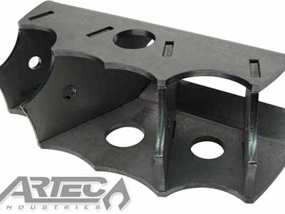 Artec Industries BR1005 Crossmember Bracket Large 4 Link Tube Style Size 1.75 Inch OD Round Tube / Artec Industries BR1005 Crossmember Bracket