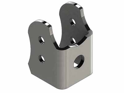 Artec Industries BR1067 Adjustable Truss Upper Link Mount 97-06 Wrangler TJ/TJ Unlimited 2.63" Wide / Artec Industries BR1067 Axle Brackets