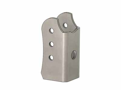 Artec Industries BR1070 Tall Adjustable Truss Upper Link Mount 2.63 Inch / Artec Industries BR1070 Axle Brackets