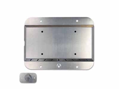 Artec Industries JK1111 JK Spare Tire Delete Kit Bare Aluminum / Artec Industries JK1111 Spare Tire Delete