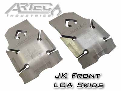 Artec Industries JK4404 JK Front LCA Skids / Artec Industries JK4404 Axle Truss