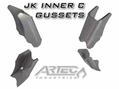 Artec Industries JK4405 JK Inner C Gussets / Artec Industries JK4405 Track Bar Bracket