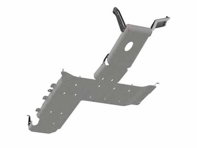 Artec Industries JL3350 Jeep JL Full Bellypan 2018-Up Wrangler JL 4 Door 3.6L Steel / Artec Industries JL3350 Transfer Skid Plate Armor