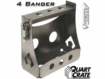 Artec Industries QC0043 Quart Crate 4 Banger Aluminum / Artec Industries QC0043 Quart Crates