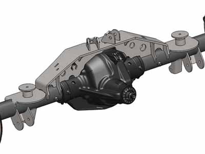 Artec Industries TJ1055 Triangulated Sterling Swap W/Truss 2.63" High Clearance 97-06 Wrangler TJ / Artec Industries TJ1055 Axle Swap Kits