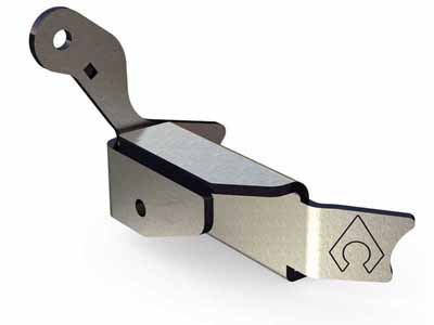 Artec Industries TJ2016 Jeep TJ Stock Tracbar Bracket Replacement 1997-06 Wrangler For TJ Front Axle / Artec Industries TJ2016 Track Bar Bracket