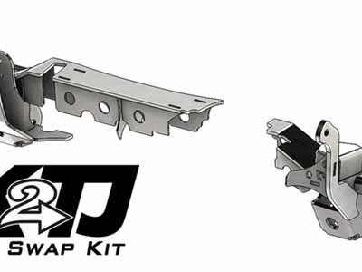 Artec Industries TJ4417 JK2TJ Front Axle Swap Kit Dana 44 Rubicon LCA Brackets W/Standard Hole / Artec Industries TJ4417 Axle Truss