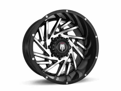 American Truxx AT161-2270BM-44 Web AT161 Gloss Black Machined 20X12 8-170 -44MM 125.2MM Wheel / American Truxx AT161-2270BM-44 20-inch Wheels