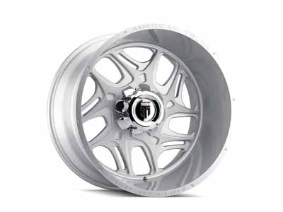 American Truxx AT1900-24483BT-76 Sweep AT1900 Brushed Milled 24X14 6-139.7 -76MM 106.1MM Wheel / American Truxx AT1900-24483BT-76 24-inch Wheels