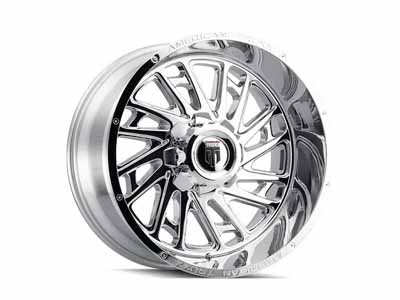American Truxx AT1905-2178C-24 Blade AT1905 Chrome 20X10 8-180 -24MM 125.2MM Off Road Wheel / American Truxx AT1905-2178C-24 20-inch Wheels