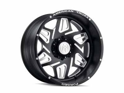 American Truxx ATF1908-22283-44M Forged Orion ATF1908 Matte Black Milled 22X12 6-139.7-44MM Wheel / American Truxx ATF1908-22283-44M 22-inch Wheels