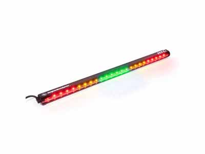 Baja Designs 103003 30-Inch Light Bar RTL-G Solid Amber, Green Center, Flashing Amber / Baja Designs 103003 Tail light