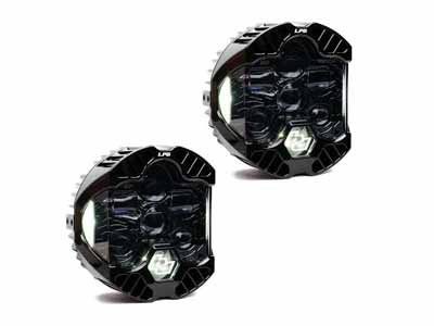 Baja Designs 18-7801 DOT LP6 LED Headlight Replacement Pair Universal (White) / Baja Designs 18-7801 Headlight Kit