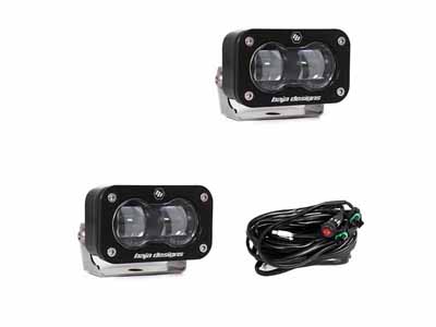 Baja Designs 237801 S2 SAE, Pair LED Spot, Clear / Baja Designs 237801 Fog Light