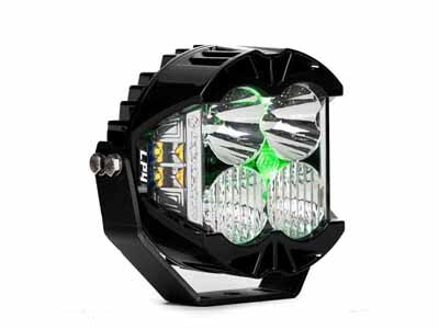 Baja Designs 290016 LP4 Pro LED Auxiliary Light Pod Light Pattern Driving/Combo Green Backlight / Baja Designs 290016 LED Light Pod