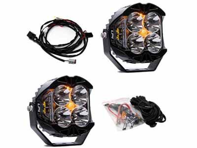 Baja Designs 297801 LP4 Pro LED Spot Clear Lens Pair / Baja Designs 297801 LED Light Pod