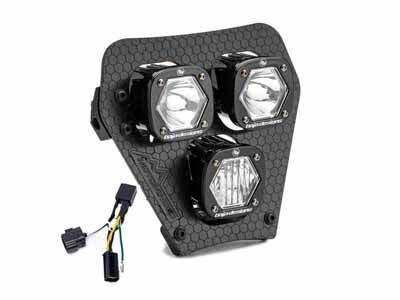 Baja Designs 38-7015 KTM Triple S1 Hydra (D/C) LED Headlight Kit w/ Hi-Low Harness 2024-Up KTM EXC-F / Baja Designs 38-7015 Headlight Kit