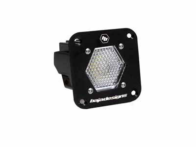 Baja Designs 381006 LED Light Pod Flush Mount Clear S1 Work/Scene Pattern / Baja Designs 381006 Work Light