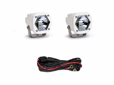 Baja Designs 387801WT LED Light Pods SI Spot White Pair / Baja Designs 387801WT LED Light Pod