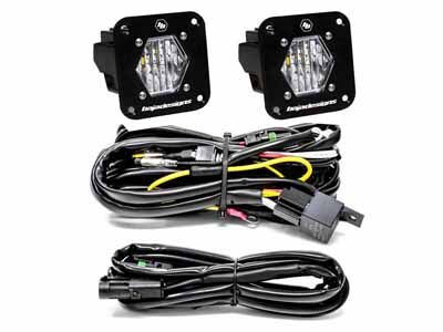 Baja Designs 387808 LED Light Pods S1 Pair Wide Cornering LED Flush Mount Backup Kit / Baja Designs 387808 LED Light Kit