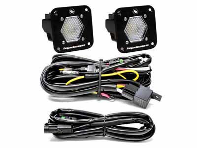 Baja Designs 387809 LED Light Pods S1 Pair Work/Scene LED Flush Mount Backup Kit / Baja Designs 387809 LED Light Kit