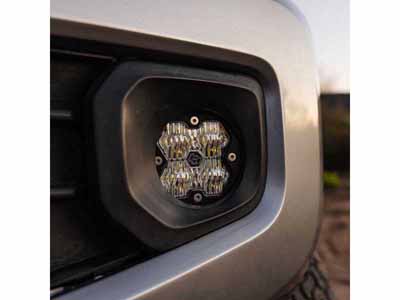 Baja Designs 44-0007 Squadron-R 2.0 Sport Fog Pocket Light Kit 2010-2024 4Runner Tacoma Tundra Clear / Baja Designs 44-0007 Fog Light
