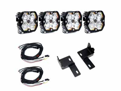 Baja Designs 44-0012 Squadron 2.0 Pro Behind-the-Grille Light Kit Toyota 2025-27 4Runner Clear / Baja Designs 44-0012 LED Grille Kit