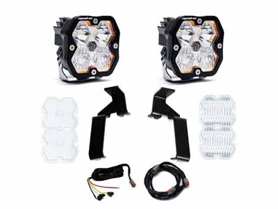 Baja Designs 44-0022 Squadron 2.0 Sport A-Pillar Light Kit Ford 2021-26 F150 Raptor/Raptor-R 37/R / Baja Designs 44-0022 A-Pillar Kit
