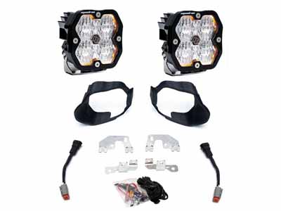 Baja Designs 44-0025 Squadron 2.0 Sport Fog Pocket Light Kit 2019-26 Sprinter Van Clear / Baja Designs 44-0025 Fog Light