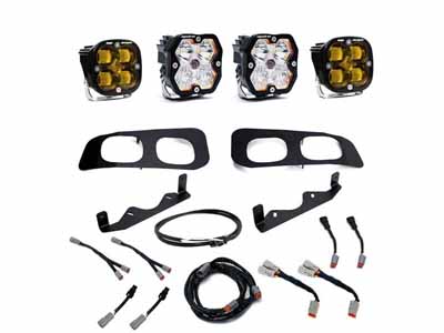 Baja Designs 44-0032-UP Squadron 2.0 Sport/Squadron Sae Dual Fog Pocket Light 23-26 F250/350 Upfit / Baja Designs 44-0032-UP Fog Light
