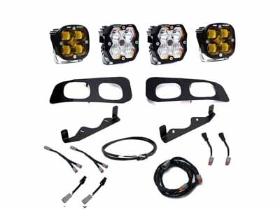 Baja Designs 44-0034-UP Squadron 2.0 Pro/Squadron Sae Dual Fog Pocket Light 23-26 F250/350 Upfitter / Baja Designs 44-0034-UP Fog Light