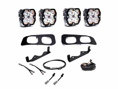 Baja Designs 44-0036-UP Squadron 2.0 Sport Dual Fog Pocket Light Kit 2023-2026 F250/350 Upfitter / Baja Designs 44-0036-UP Fog Light