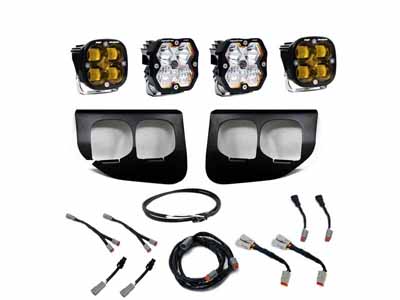 Baja Designs 44-0040-UP Squadron 2.0 Pro/Squadron Sae Dual Fog Pocket Light Kit 2020-22 F-250/350 / Baja Designs 44-0040-UP Fog Light