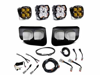 Baja Designs 44-0042-UP Squadron 2.0 Sport/Squadron Sae Dual Fog Pocket Light Kit 2020-22 F-250/350 / Baja Designs 44-0042-UP Fog Light
