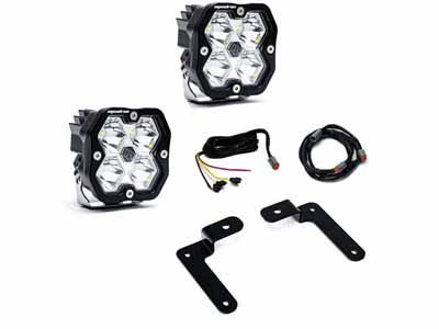 Baja Designs 44-0043-UP Squadron 2.0 Sport A-Pillar Light Kit 2018-26 Wrangler/Gladiator Upfitter / Baja Designs 44-0043-UP A-Pillar Kit