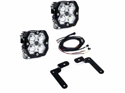 Baja Designs 44-0044 Squadron 2.0 Pro A-Pillar Light Kit 2018-26 Wrangler/Gladiator Toggle / Baja Designs 44-0044 A-Pillar Kit