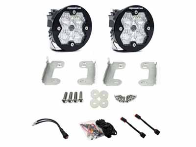 Baja Designs 44-0049 Squadron-R 2.0 Sport Fog Pocket Light Kit Wrangler/Gladiator w/Sahara Bumper / Baja Designs 44-0049 Fog Light