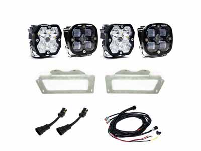 Baja Designs 44-0054 Squadron 2.0 Sport/Squadron Sae Dual Fog Pocket Light 2009-18 Ram Trucks Clear / Baja Designs 44-0054 Fog Light