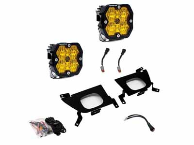 Baja Designs 44-0056 Squadron 2.0 Sport Fog Pocket Light Kit 2019-22 Silverado 1500/2500/3500 Amber / Baja Designs 44-0056 Fog Light