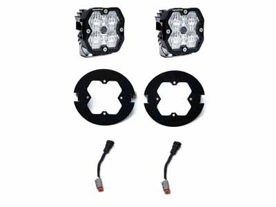 Baja Designs 44-0075 Squadron 2.0 Sport Fog Pocket Light 06-14 F150 05-11 Tacoma 07-13 Tundra Clear / Baja Designs 44-0075 Fog Light
