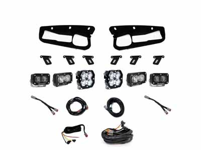 Baja Designs 44-0082-UP Squadron 2.0 Pro/S2 Pro/S2 Sae Pro Fog Pocket Light Kit 2021+ Bronco / Baja Designs 44-0082-UP Bumper Lights